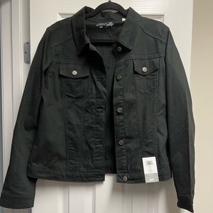 Black Denim Jacket NWT